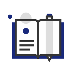 book and pencil icon book and pencil icon