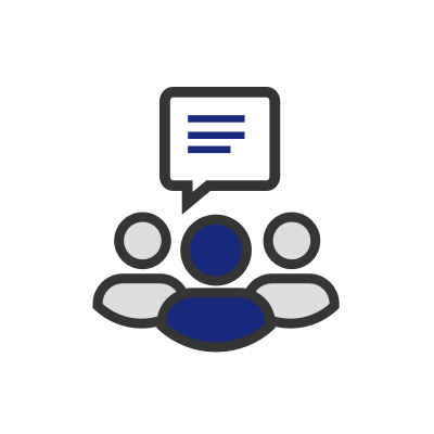 users in the online chat icon